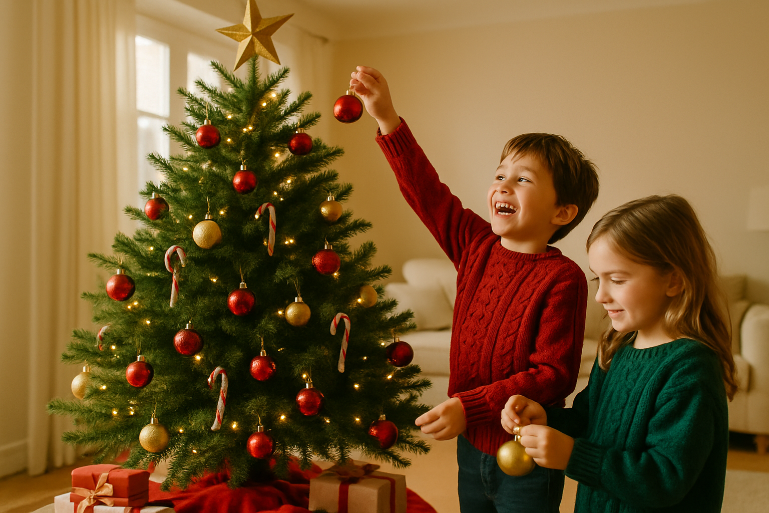 Le sapin et ses décors